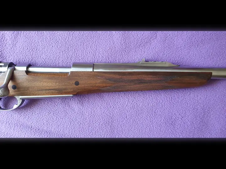 Recent finished walnut stock detail